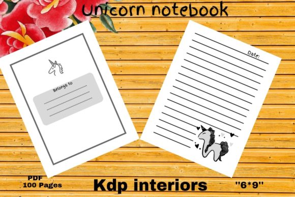 Download Unicorn Theme Notebook Interiors - Unicorn theme Collection