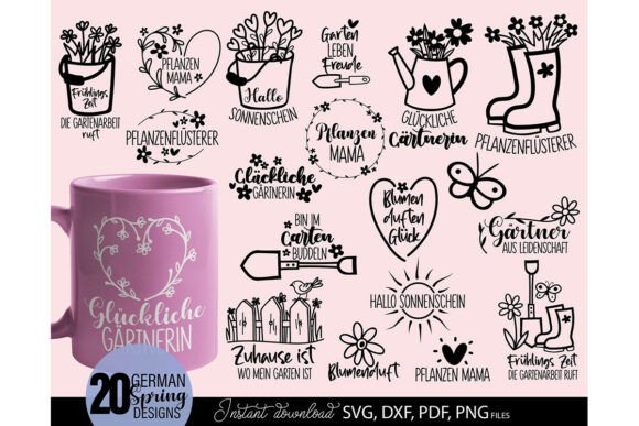 Download German Spring Garden SVG PNG Bundle - Garden svg Collection